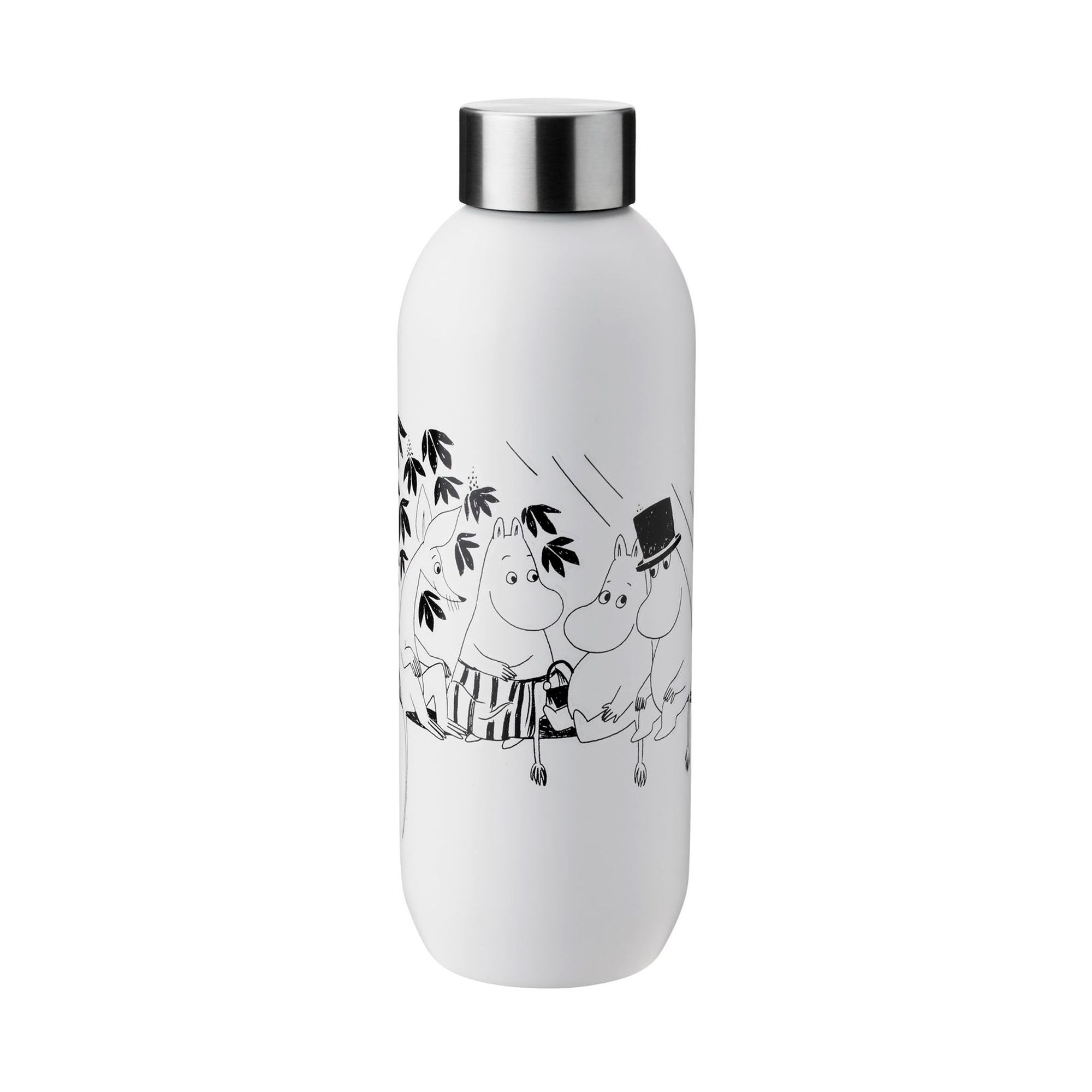 Stelton x Moomin - 0.75 L - Keep Cool Thermoflasche - Soft White
