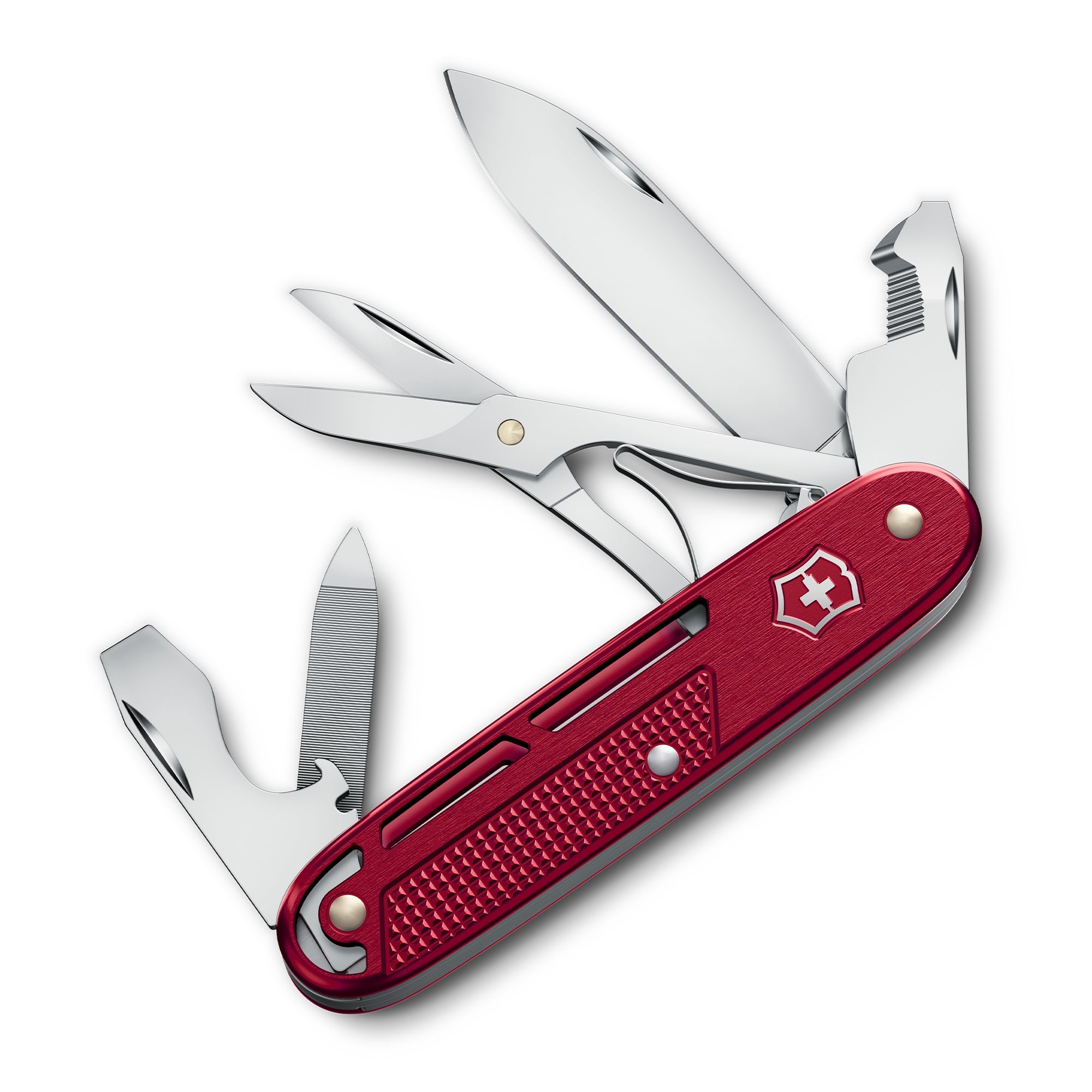 Victorinox - Pocket Knife - Synergy X Alox, 93 mm, red Victorinox - Pocket Knife - Synergy X Alox, 93 mm, red