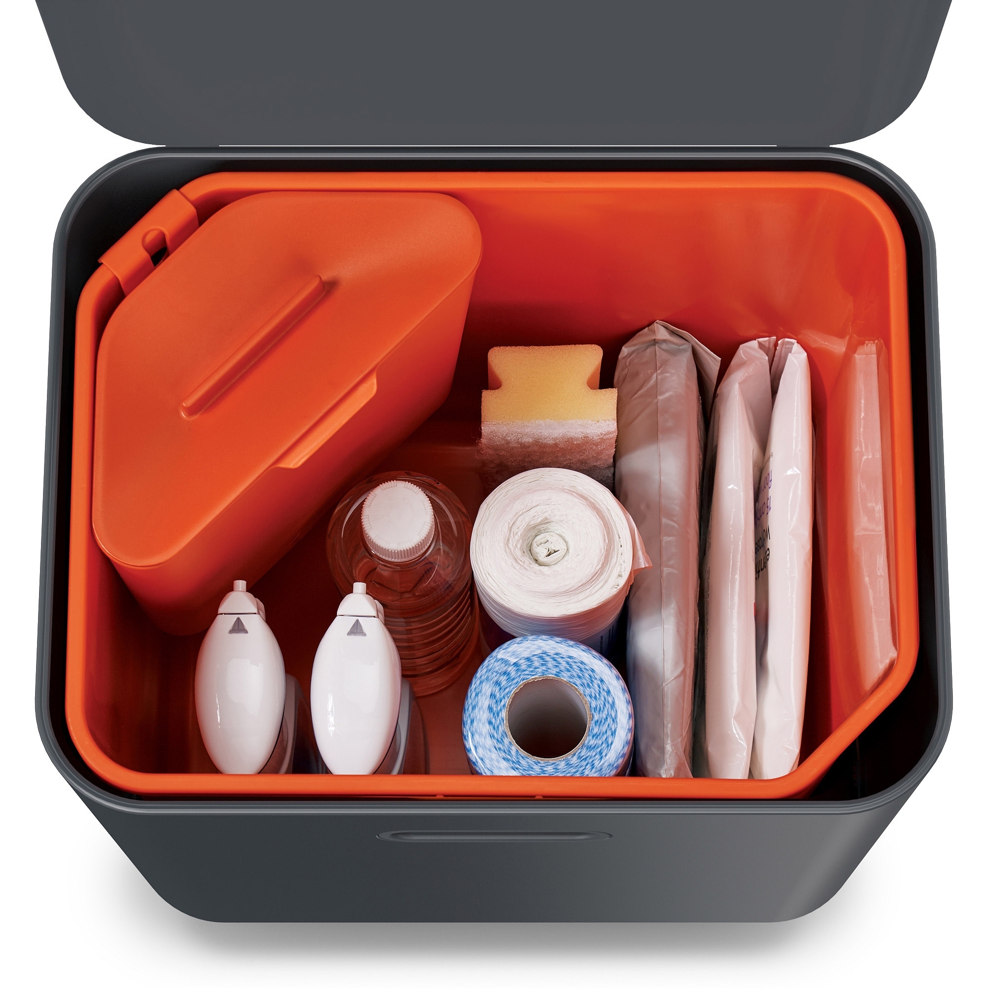 Joseph Joseph - Totem Max 60 L Abfalltrennungs- und Recyclingbehälter - graphit grau Joseph Joseph - Totem Max 60 L Abfalltrennungs- und Recyclingbehälter - graphit grau