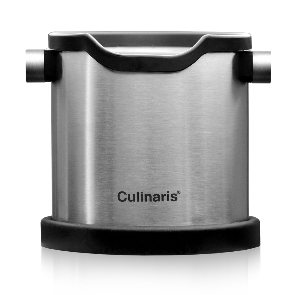 Culinaris - Espresso Knock Box - stainless steel matt