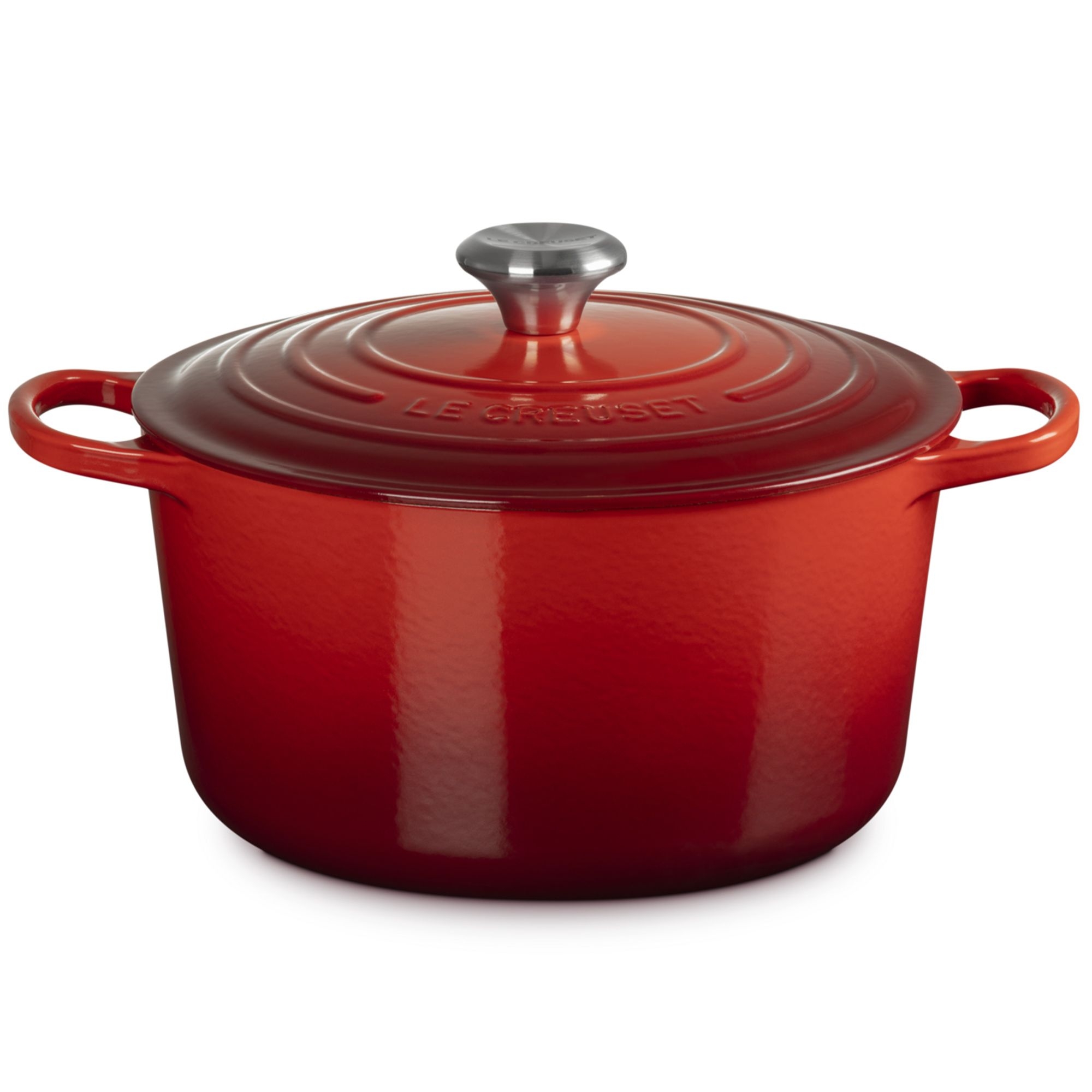 Le Creuset  - Signature French Oven 26 cm extra high -  6,3 L - Cerise