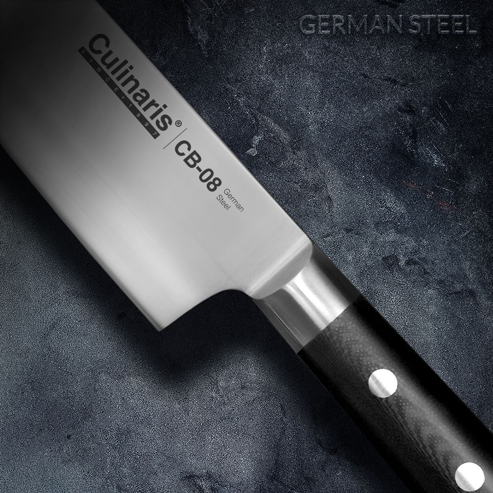 Kochmesser groß - Black Serie - 20 cm - CB-08 | Culinaris Kochmesser groß - Black Serie - 20 cm - CB-08 | Culinaris