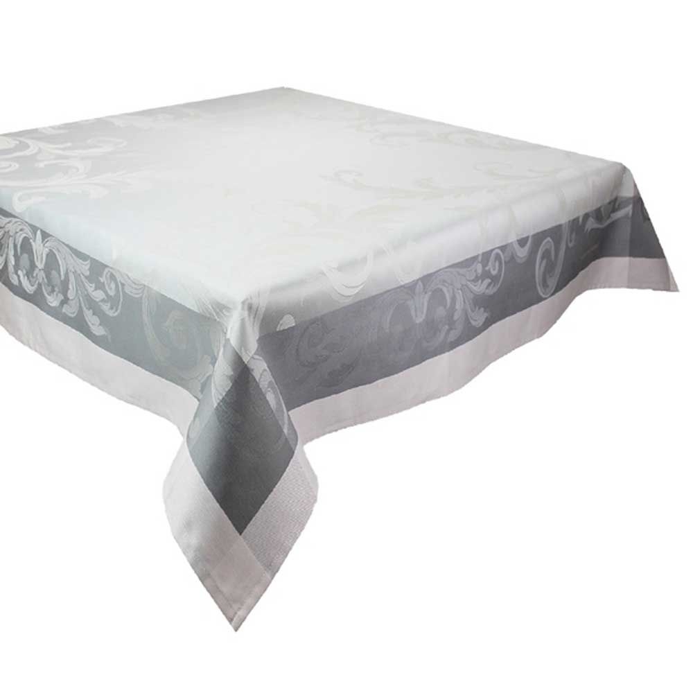 Garnier-Thiebaut Tablecloth - Acanto Platine - GS