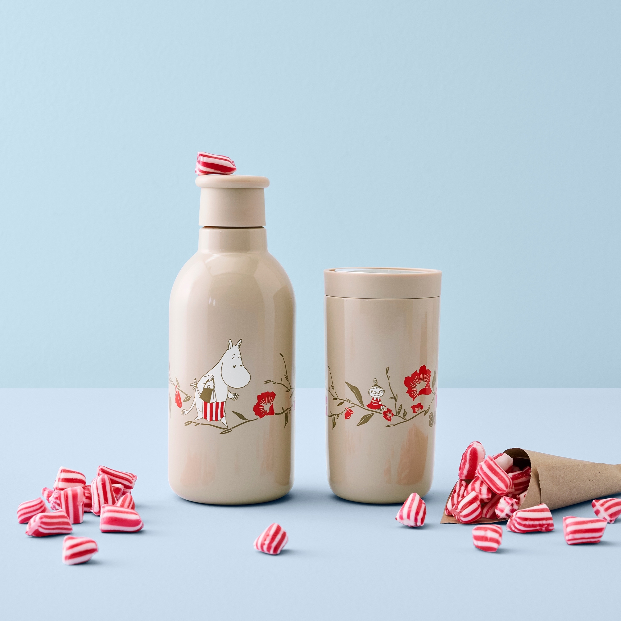 Stelton - To Go Click Thermobecher - 200 ml - Moominmamma’s Tea party