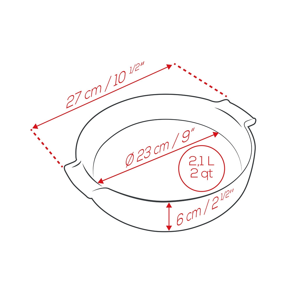 Peugeot Appolia - Runde Auflaufform
