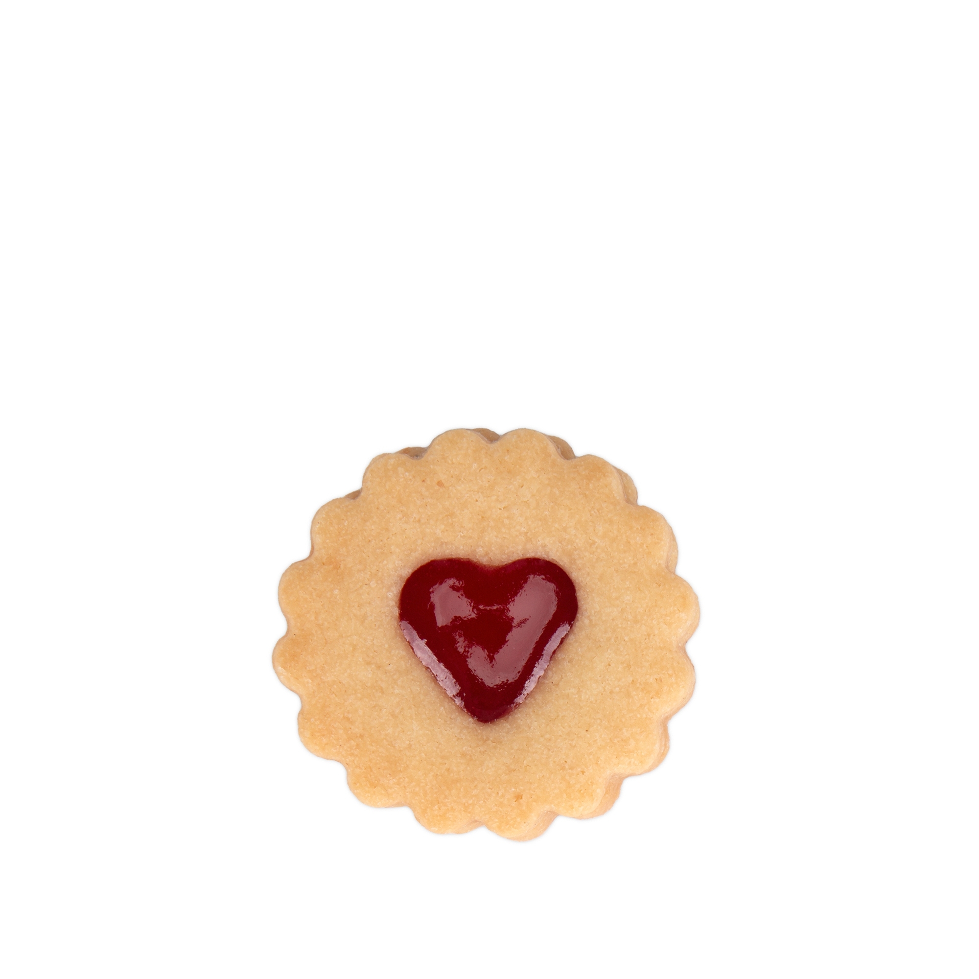 Städter - Linzer cookie cutter heart in corrugated stainless steel ø 4 cm / H 1.5 cm