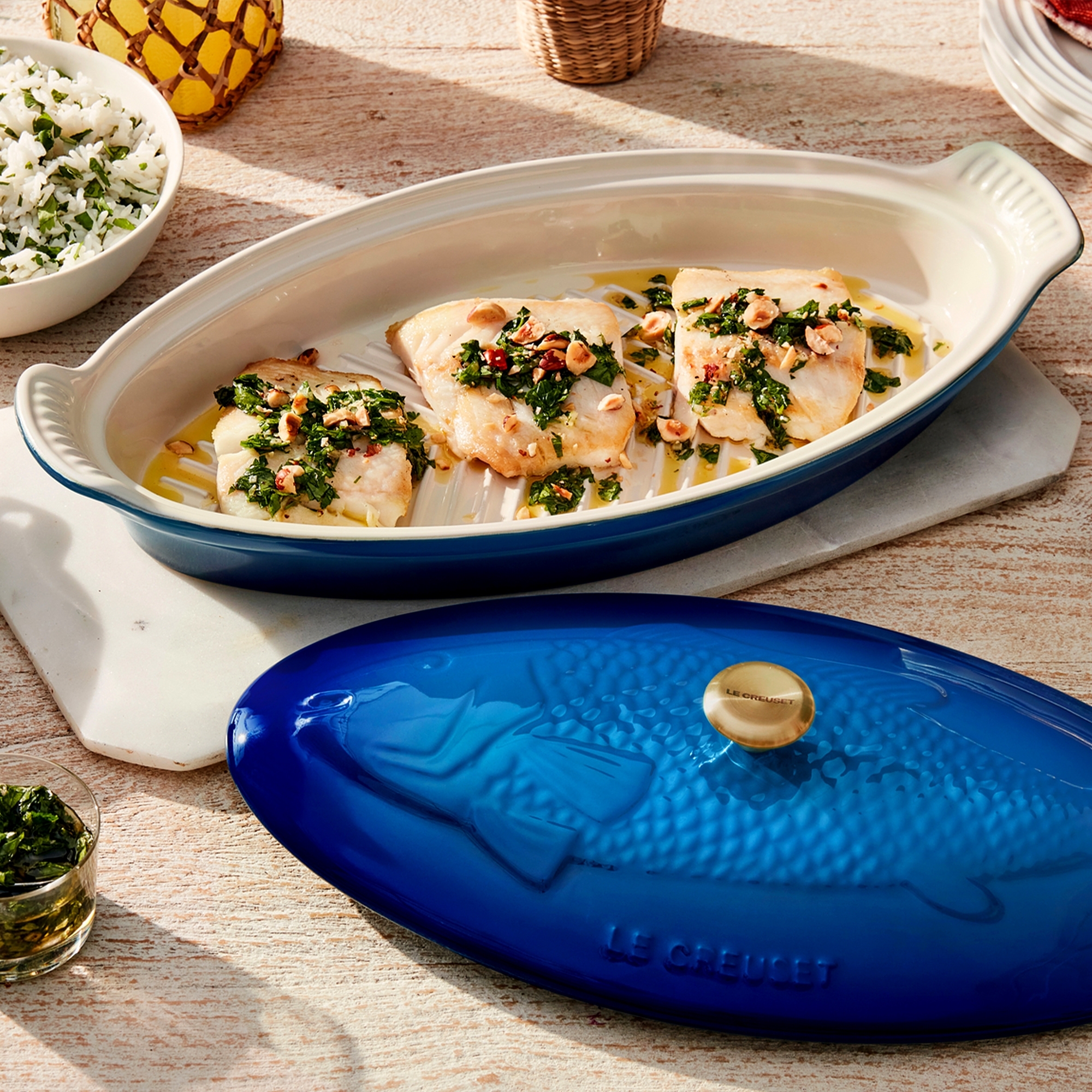 Le Creuset - Fish Baker with lid 1,6 L Le Creuset - Fish Baker with lid 1,6 L