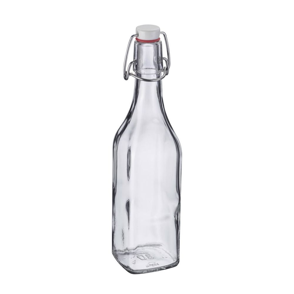 Westmark -  Bügelverschlussflasche eckig 500 ml Westmark -  Bügelverschlussflasche eckig 500 ml