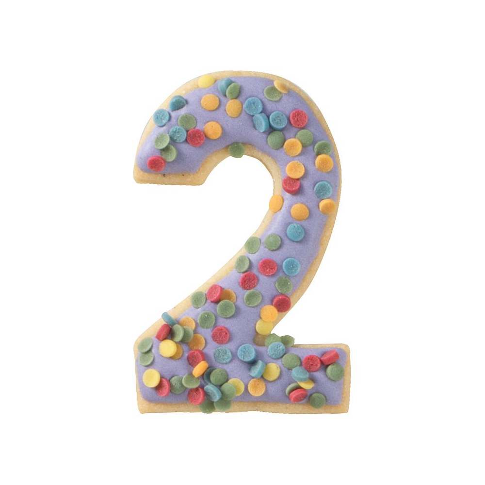 Birkmann - Cookie Cutter number - "2" 6 cm