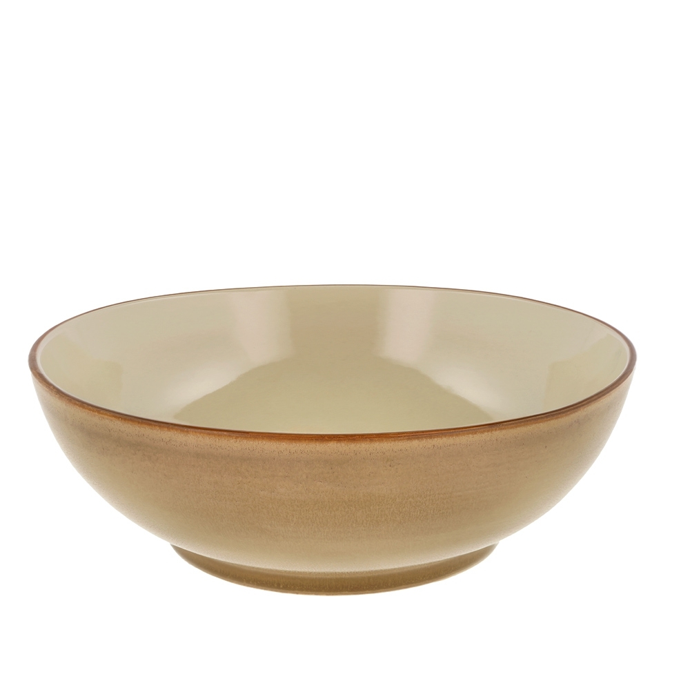Bitz - salad bowl - 30 cm - Wood/Sand Bitz - salad bowl - 30 cm - Wood/Sand
