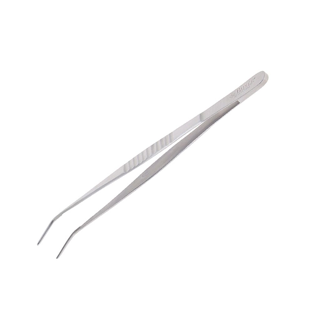 de Buyer - Stainless steel tweezer with curved end de Buyer - Stainless steel tweezer with curved end