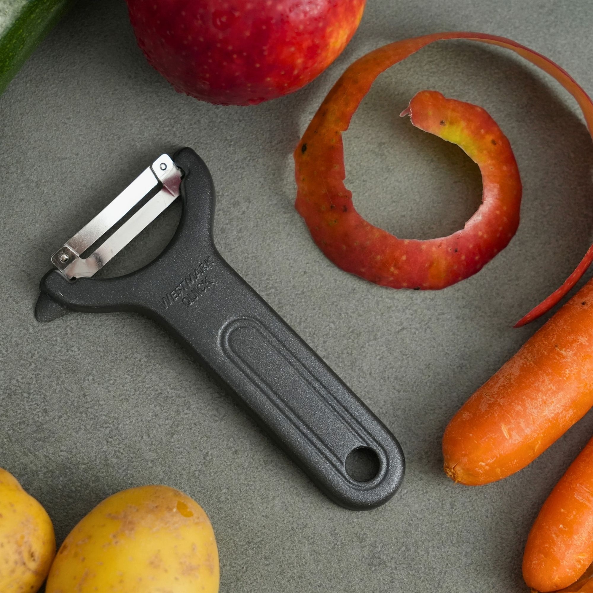 Westmark - Vegetable/asparagus swivel peeler »Quick« - Black Edition