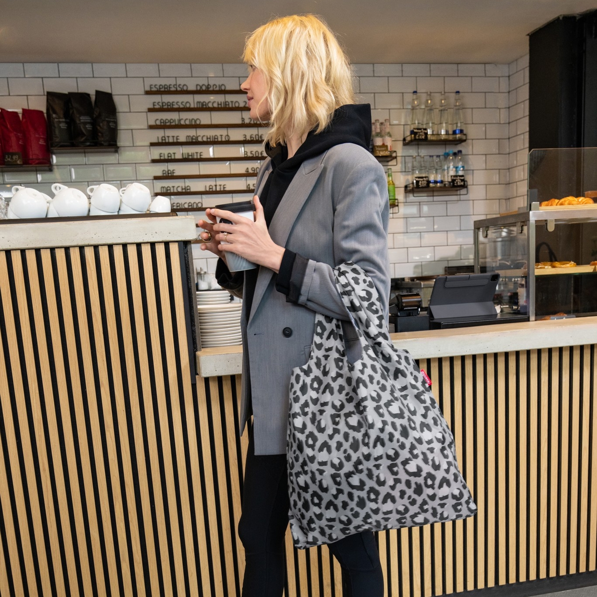 reisenthel - mini maxi shopper - leo nero reisenthel - mini maxi shopper - leo nero