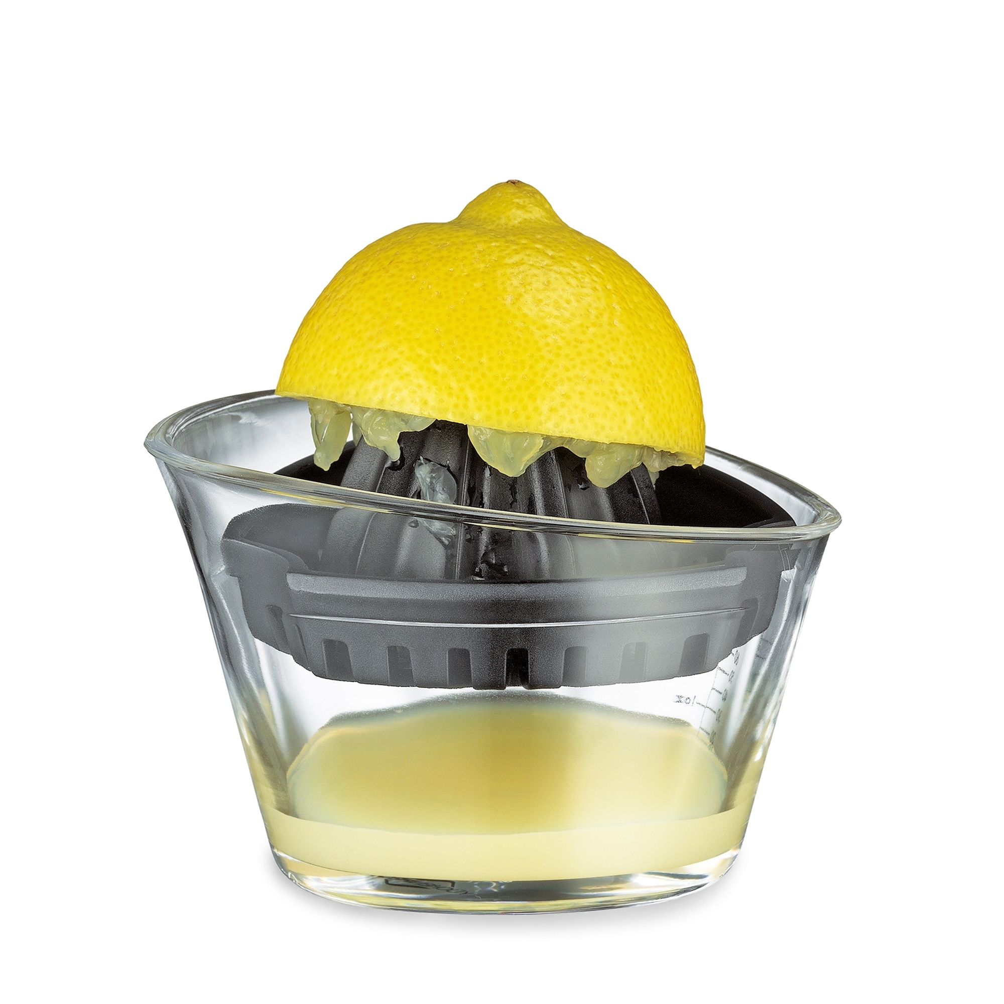 Küchenprofi Zitronenpresse mit Skala und Ausgießer