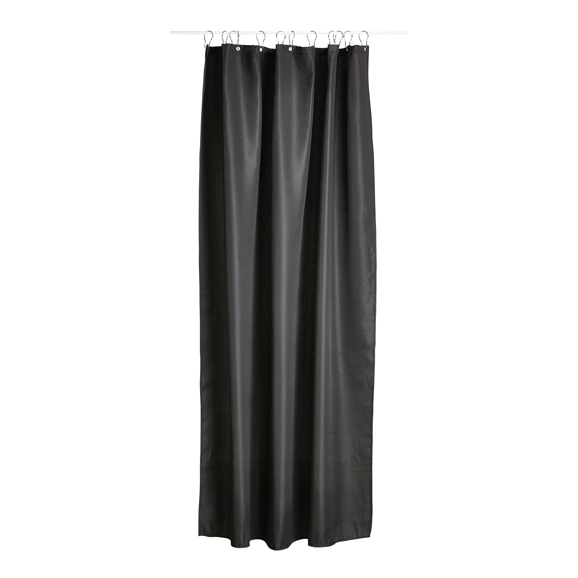 Zone - Lux shower curtain - Black