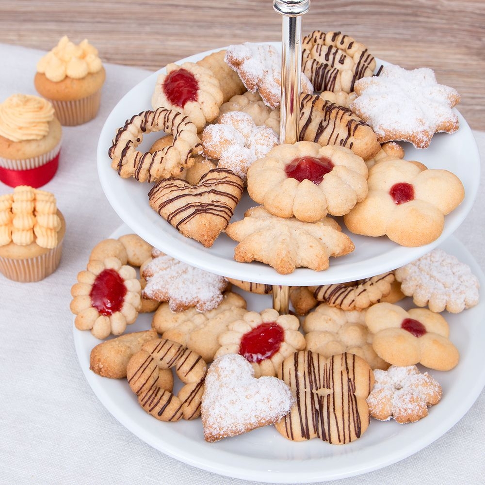 Städter - Cookie Press - 22 cm for shortbread cookies - set of 23 pieces