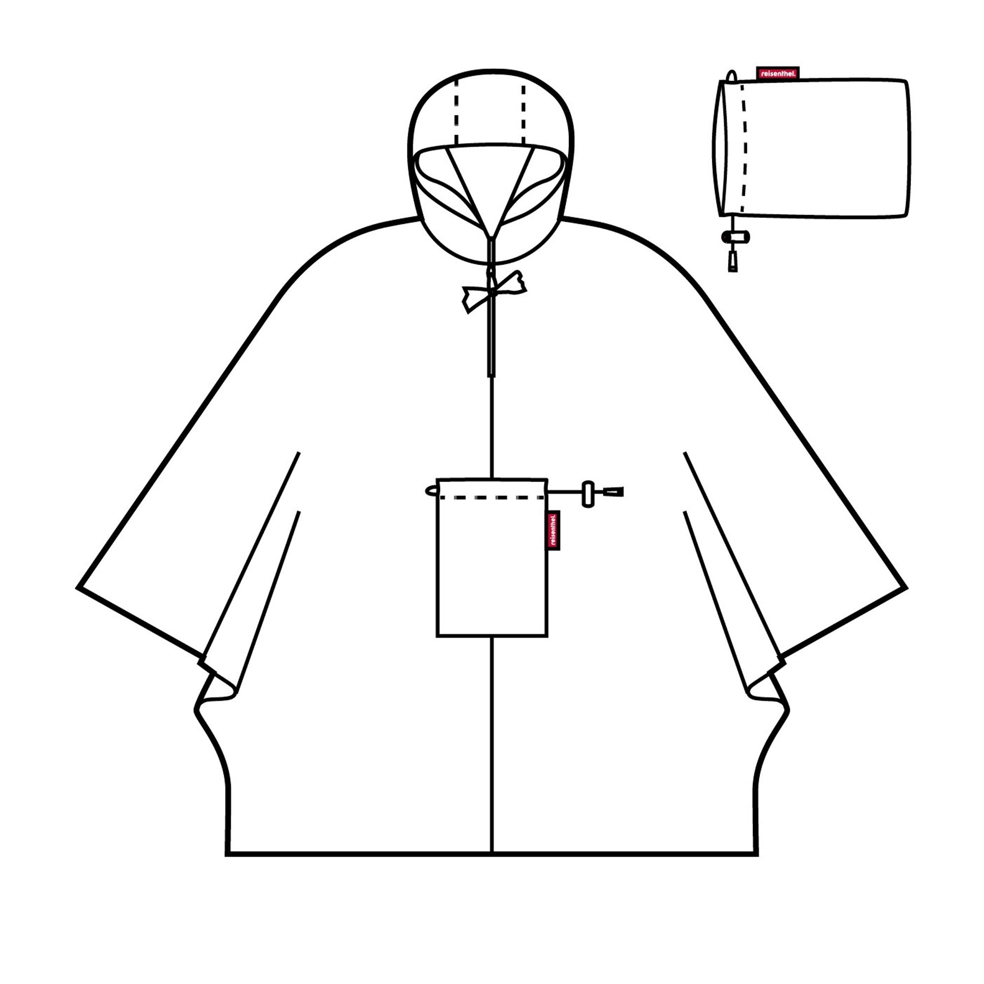 reisenthel - mini maxi poncho - paisley black reisenthel - mini maxi poncho - paisley black