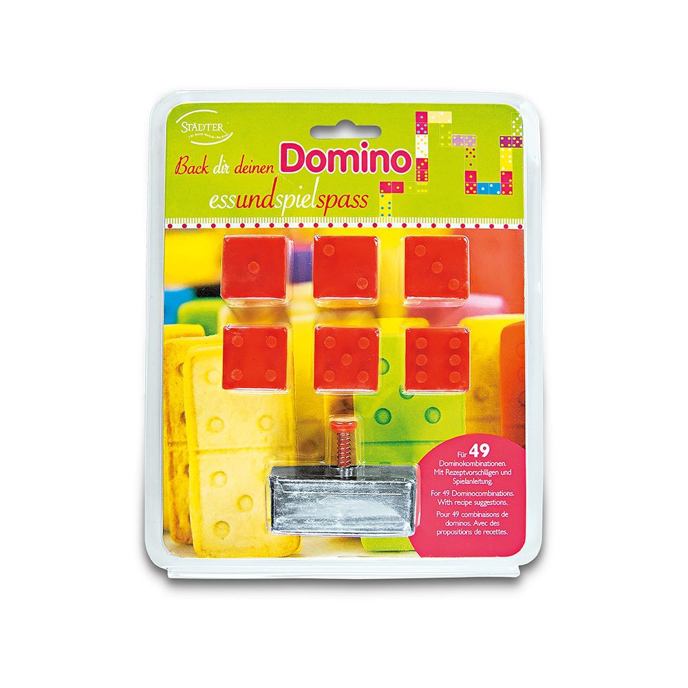 Städter - Cookie cutter Domino - 6 x 3 x 2,2 cm - Set 15 pieces