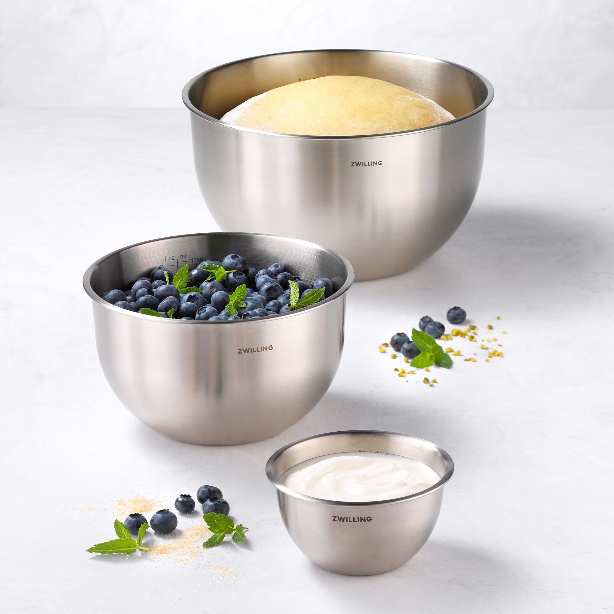 ZWILLING - Bowl Set S/M/L | FRESH & SAVE | 3 pcs. | Stainless steel