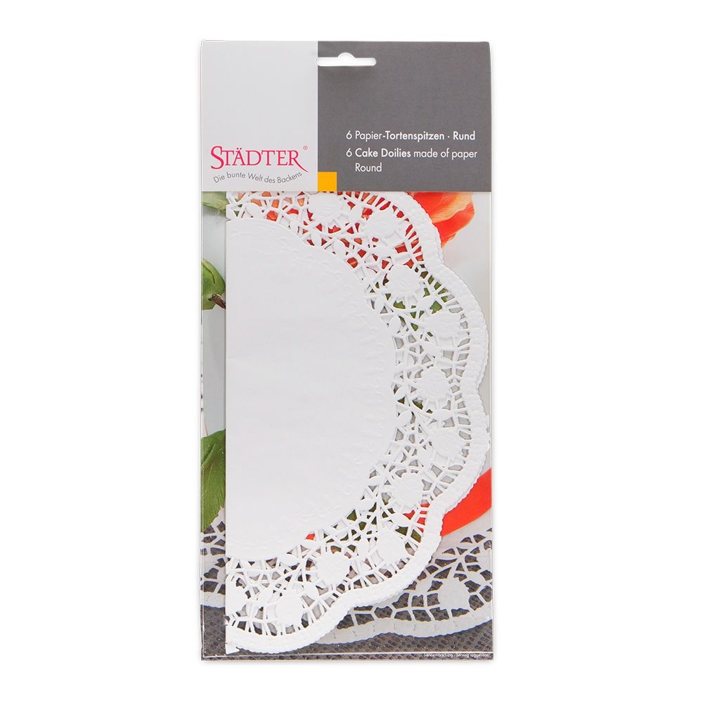 Städter - Cake doily - white - Round - 6 Stück Städter - Cake doily - white - Round - 6 Stück