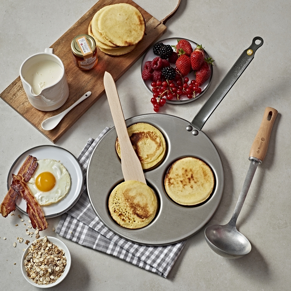 de Buyer - B Bois - Mineral B Element Pfanne für 3 Blinis