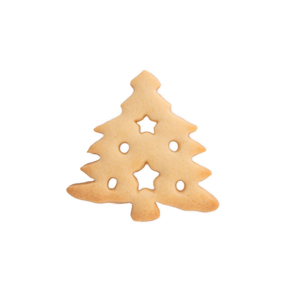 Städter - Cookie Cutter Christmas tree - with star and circle recess - 8 cm
