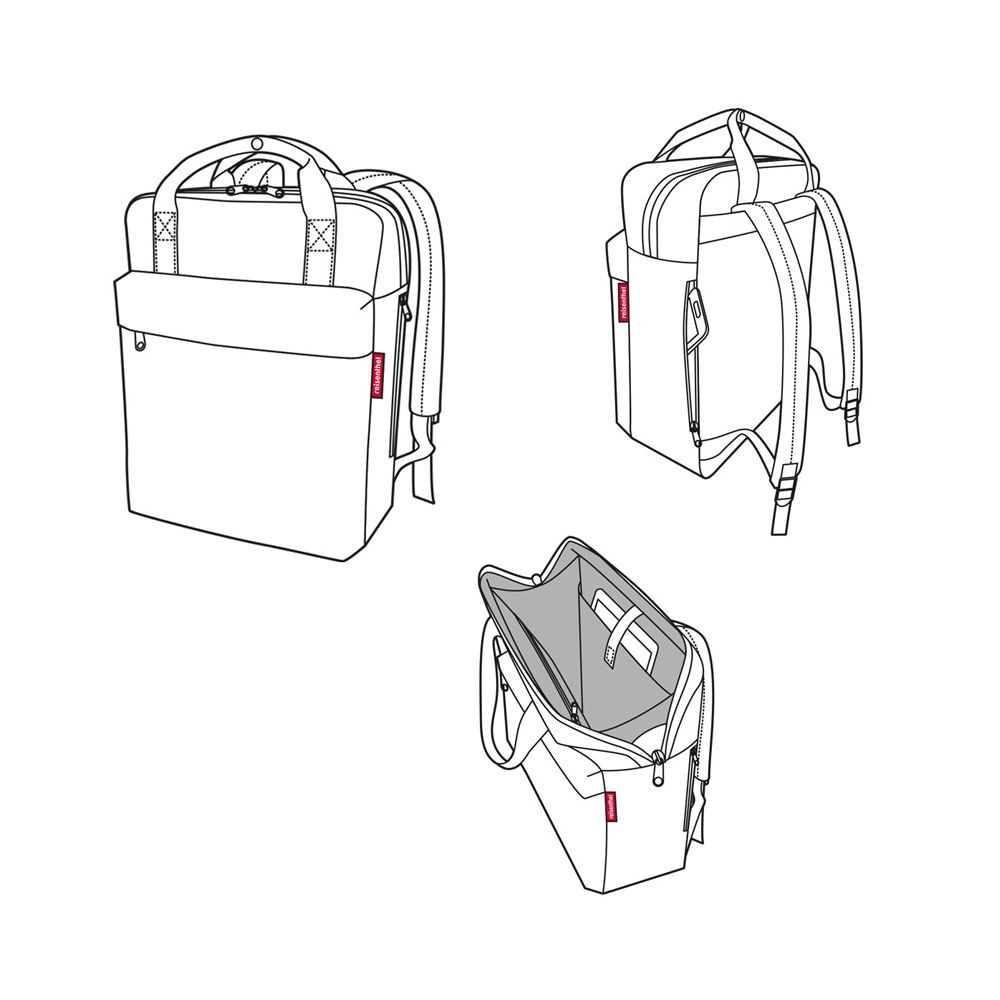 reisenthel - allday backpack m - twist sky rose reisenthel - allday backpack m - twist sky rose