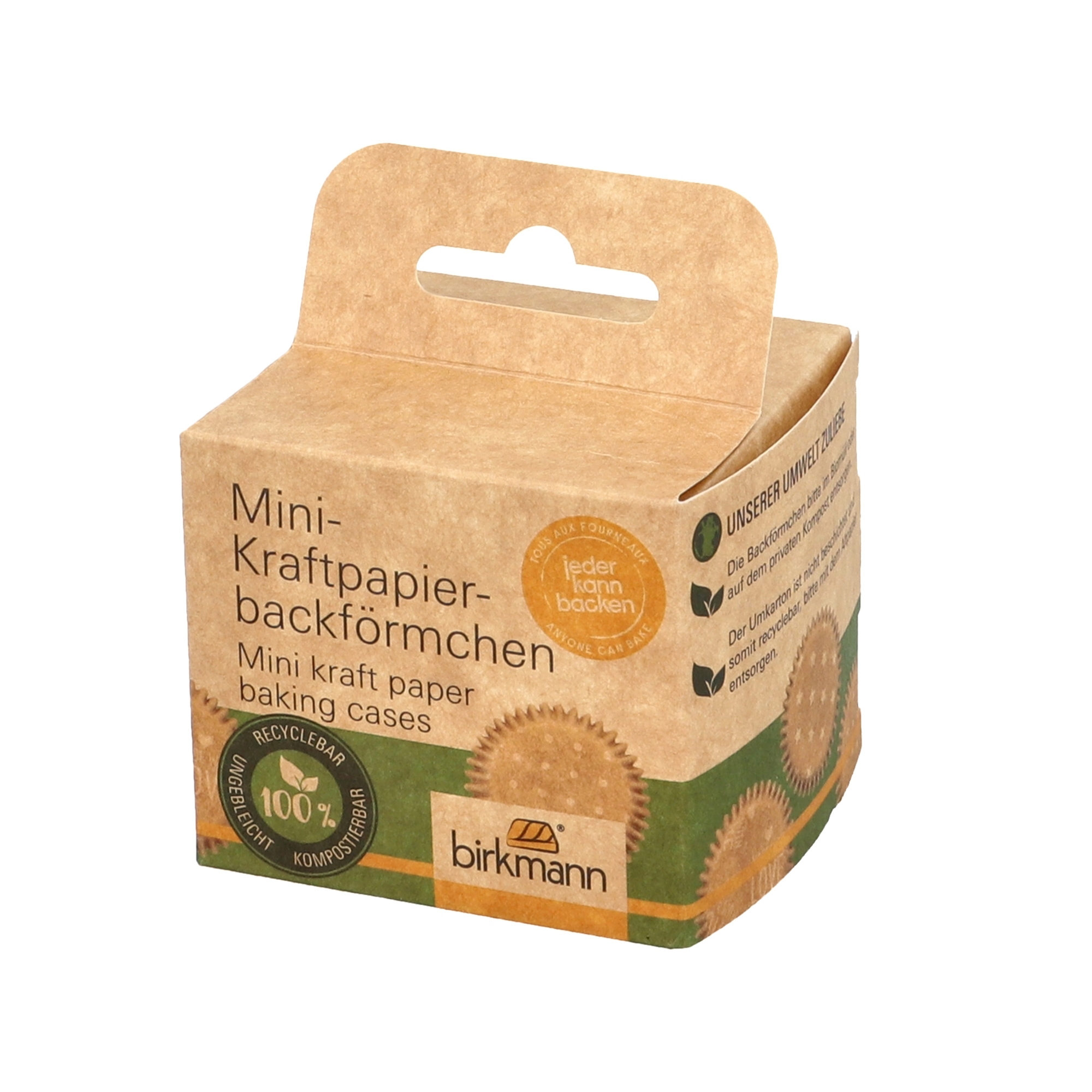 Birkmann Cause we care mini kraft paper baking cases