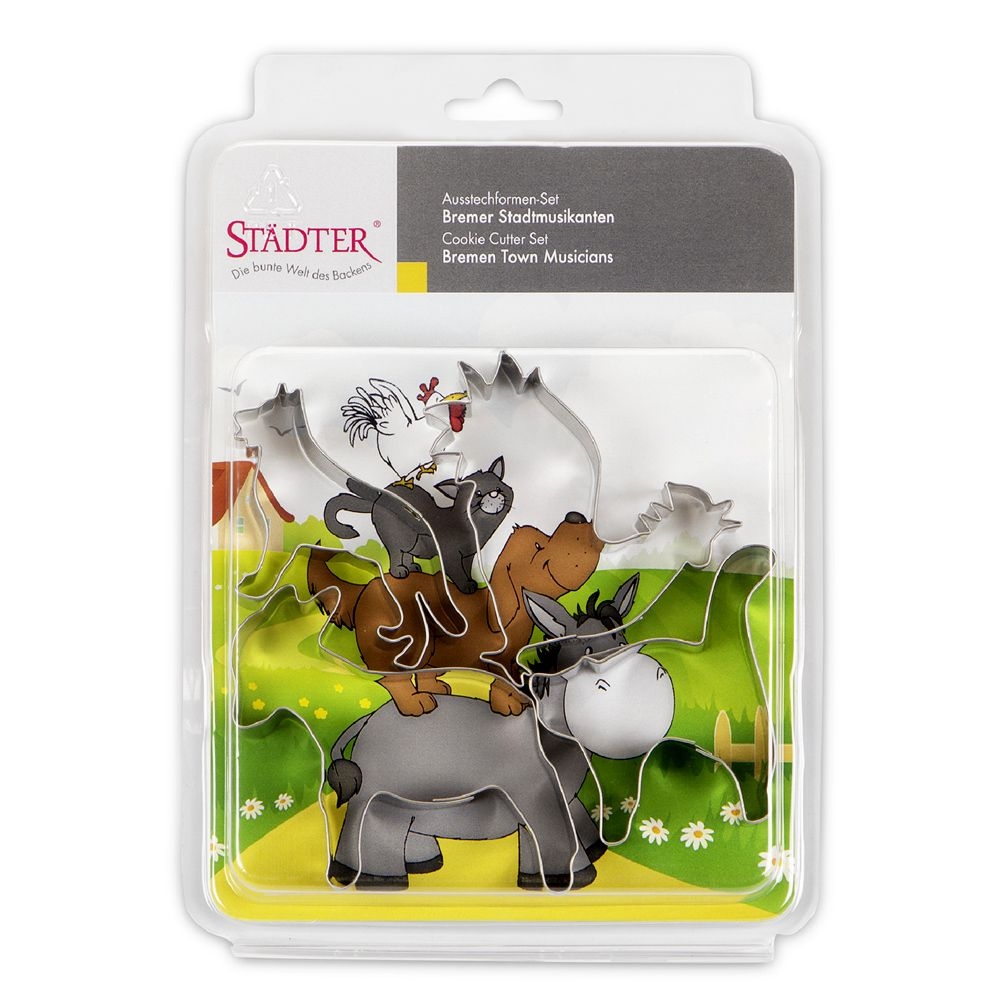 Städter - Cookie Cutter Town musicians of Bremen - Set 4 pcs