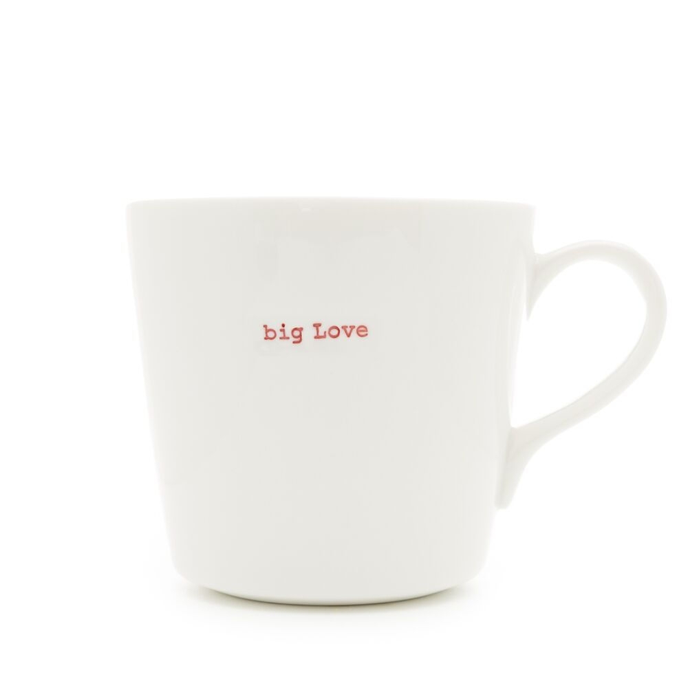 MAKE - Large Bucket Mug ""big love"" 500 ml