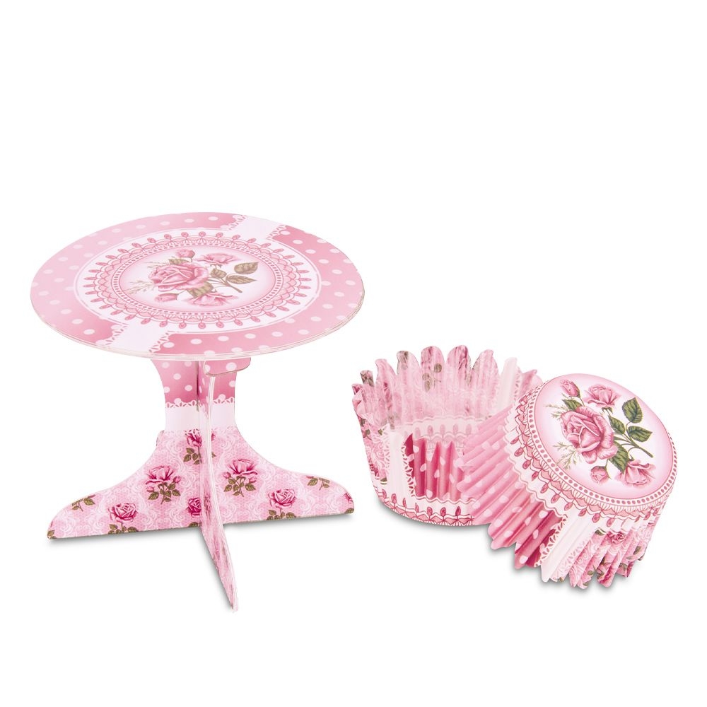 Städter - Cupcake Deko - 10 x 9 cm - Set, 36-teilig - verschiedene Muster