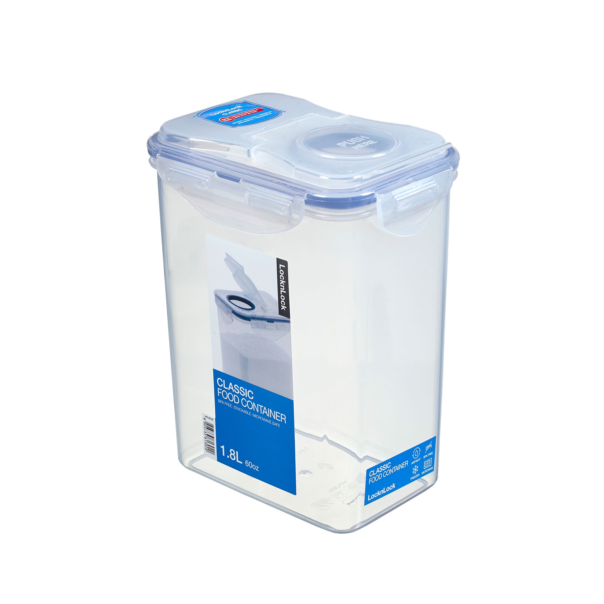 LocknLock - food storage container PP CLASSIC rectangular 1.8 liters