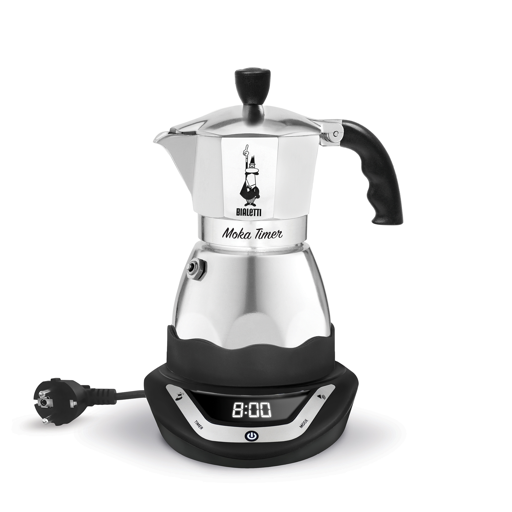 Bialetti - Espressokocher Moka Timer 6 Tassen