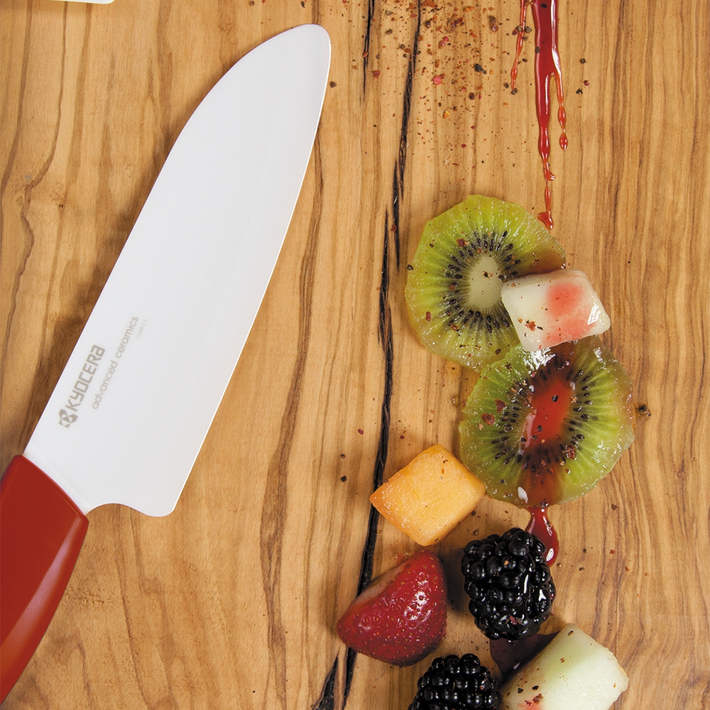 Kyocera - Santoku knife 14 cm Red