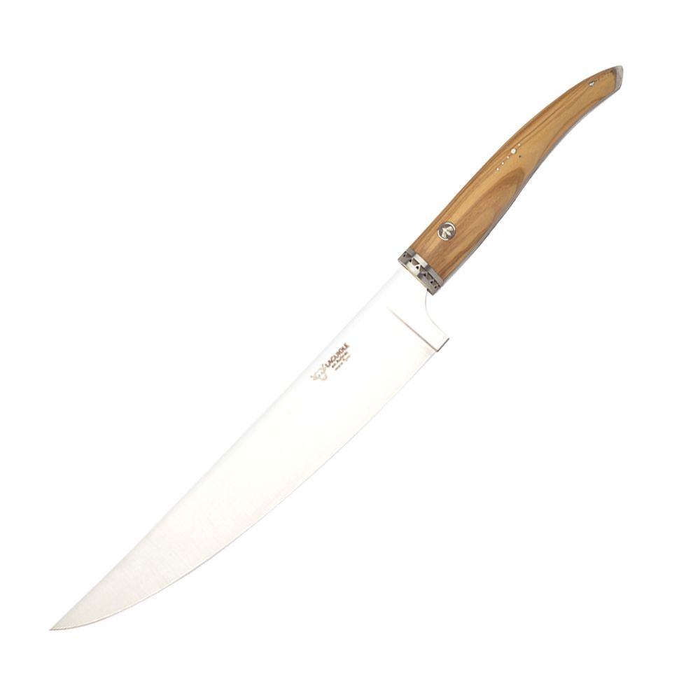 Laguiole - Messerblock + 6 Messer Gourmet Olive