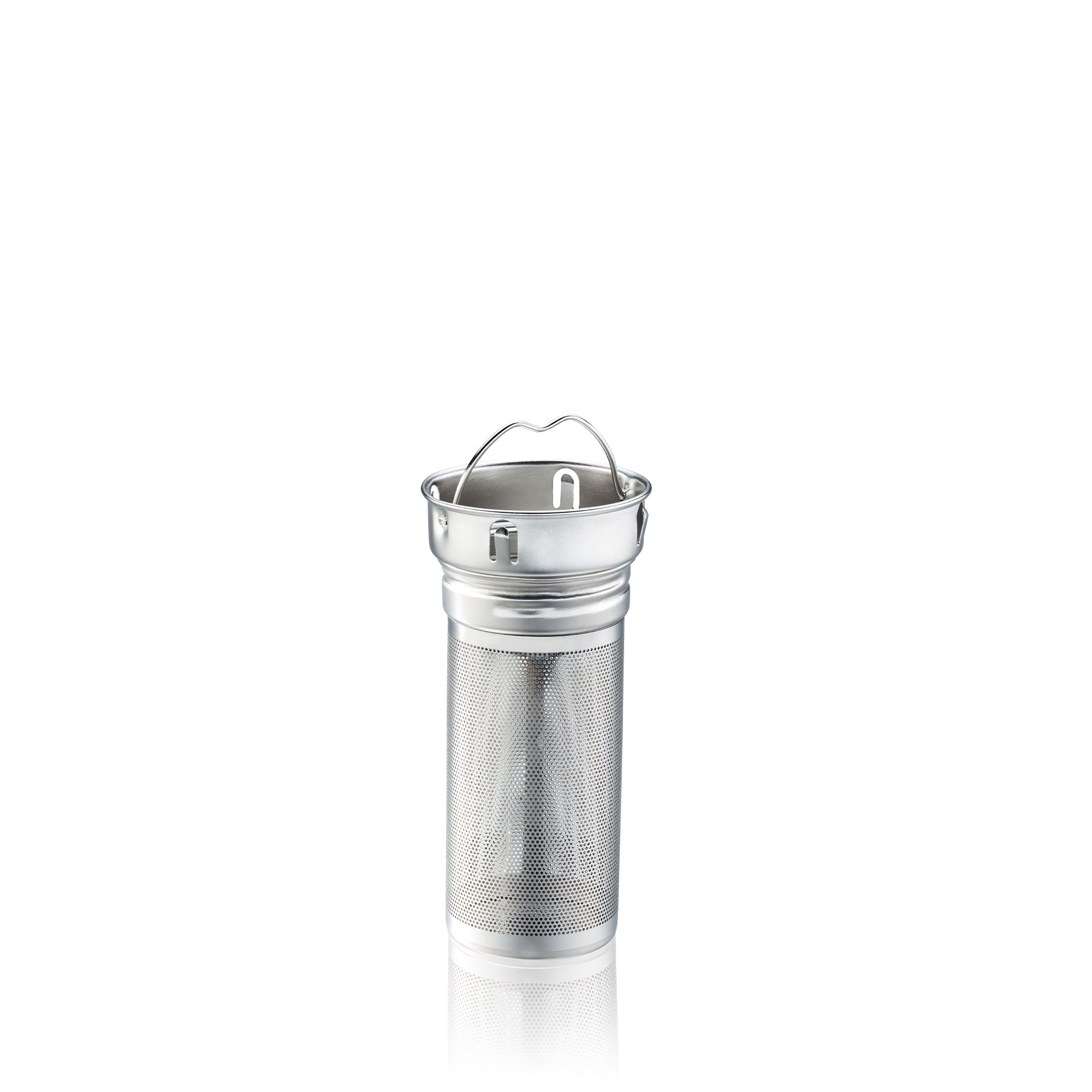 Cylindrical fine mesh stainless steel tea infuser