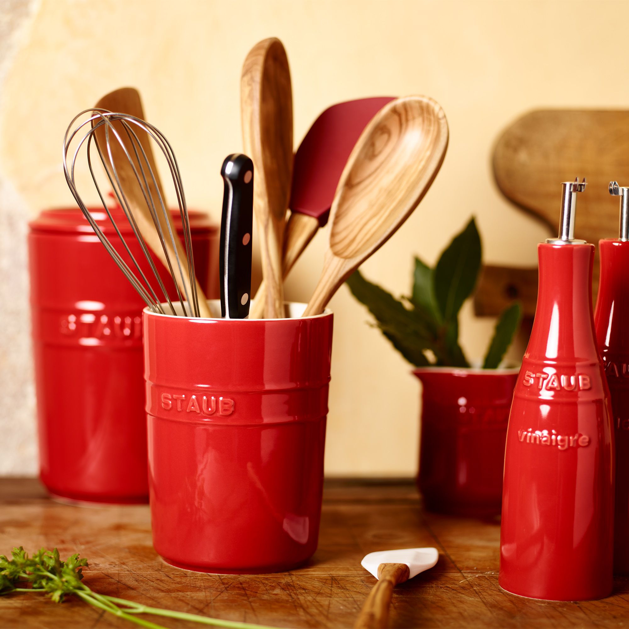 Staub - Ceramique kitchen tool holder - round