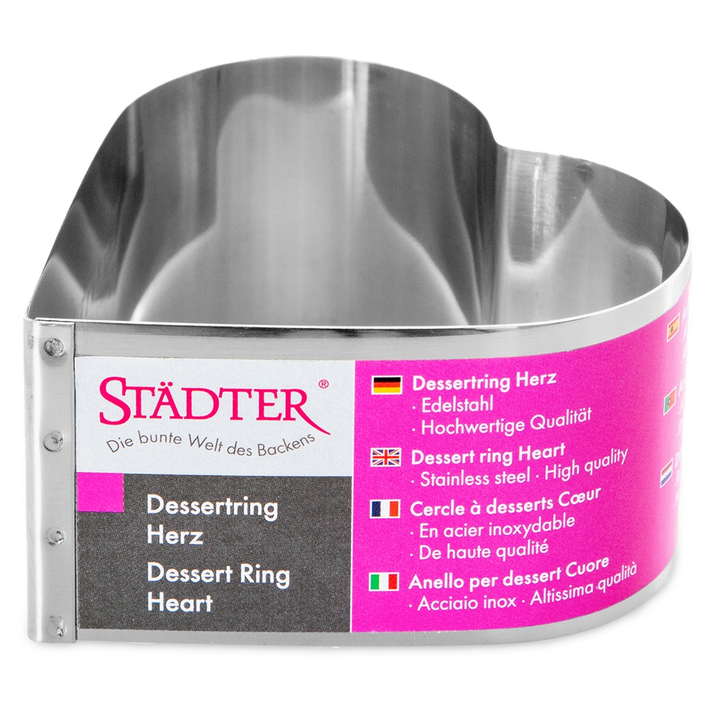 Städter - Dessert ring Heart - 8 x 4 cm Städter - Dessert ring Heart - 8 x 4 cm