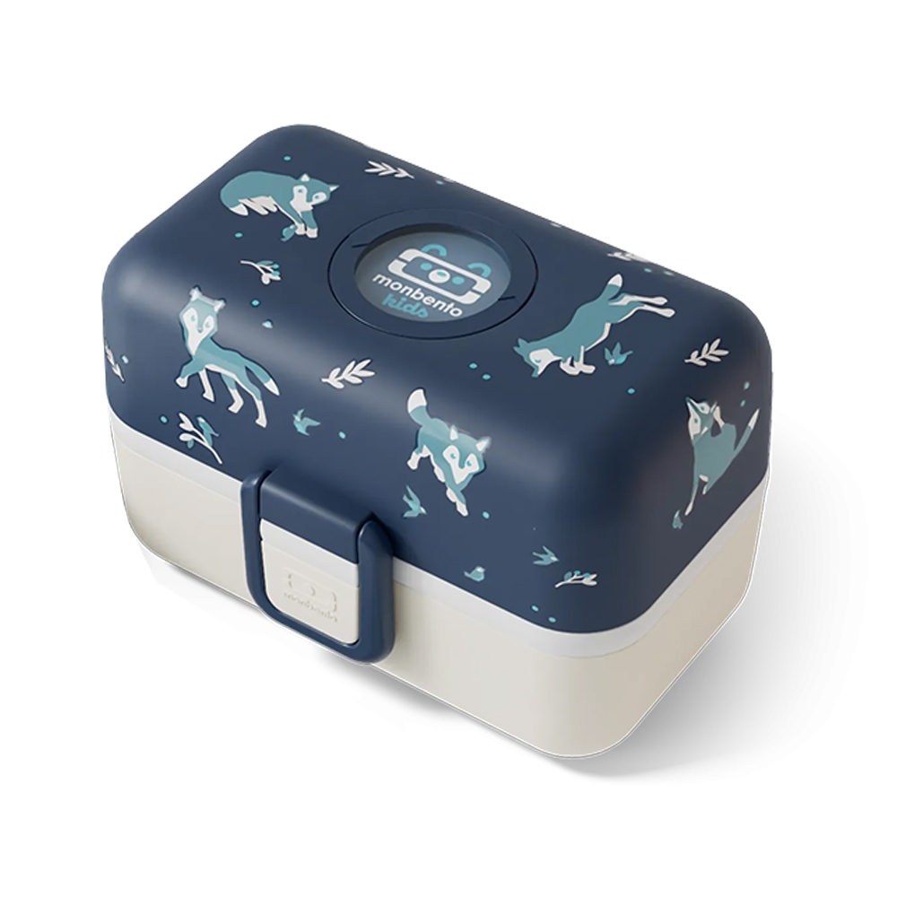 monbento - MB Tresor Kinder Lunch Box, blau Wolf