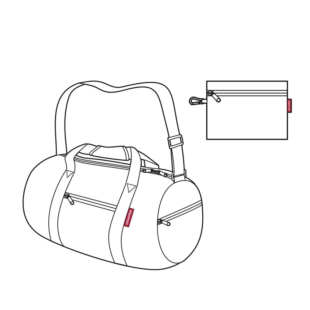 reisenthel - mini maxi dufflebag - coral reisenthel - mini maxi dufflebag - coral