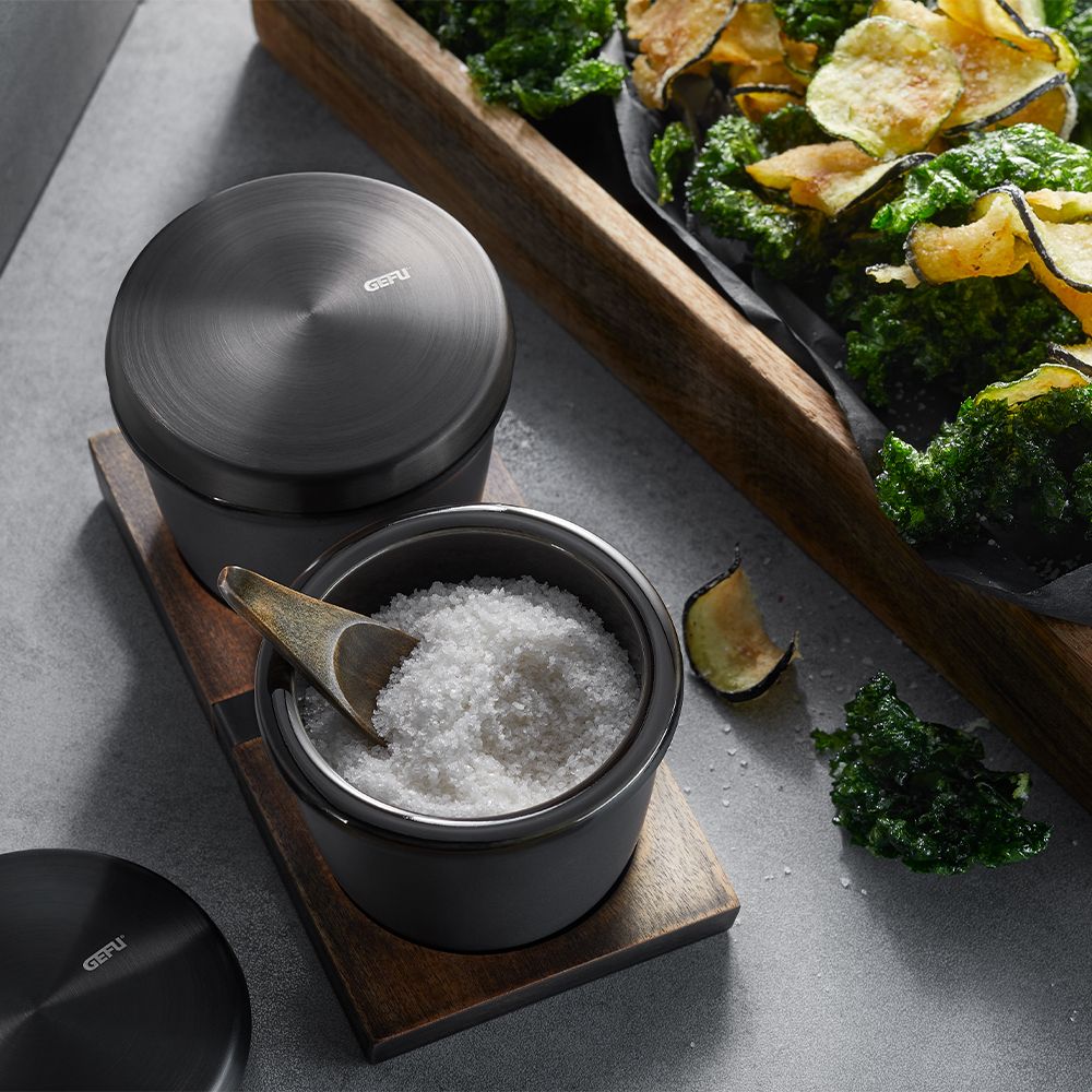 Gefu - Salt and spice jar X-PLOSION®, black Gefu - Salt and spice jar X-PLOSION®, black