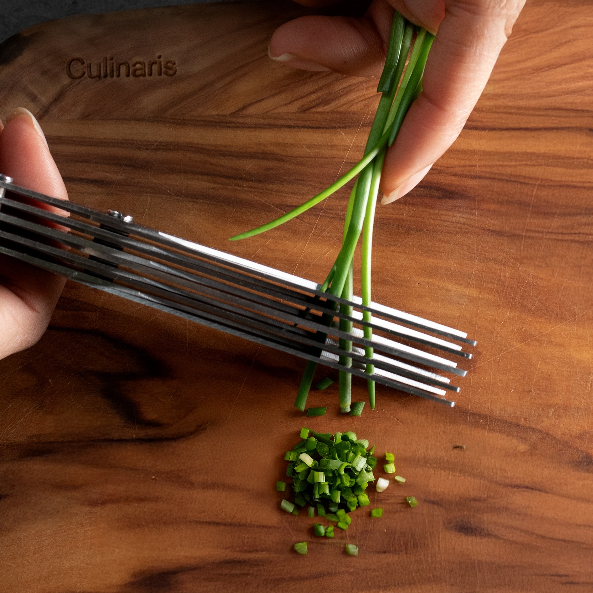 ERVASO 5-blade herb scissors cutting chives