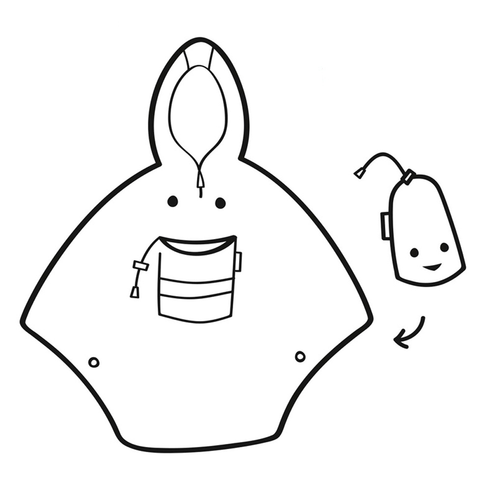 reisenthel - mini maxi poncho M - kids - greenwood reisenthel - mini maxi poncho M - kids - greenwood