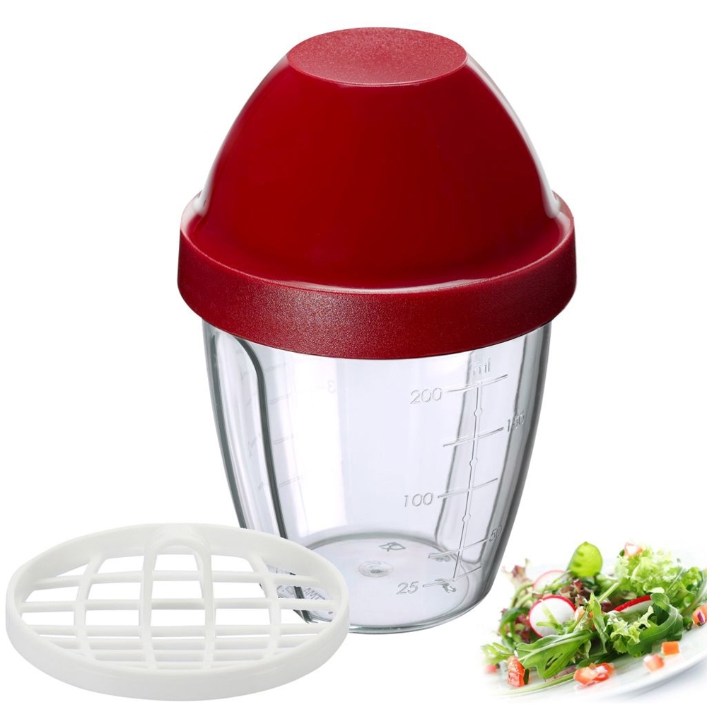 Westmark - Schüttelbecher »Mix-Ei«, 0,25 l, rot