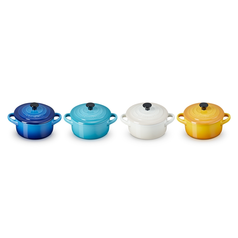 Le Creuset - 4er Set Mini-Cocotte - Rivera Collection Le Creuset - 4er Set Mini-Cocotte - Rivera Collection