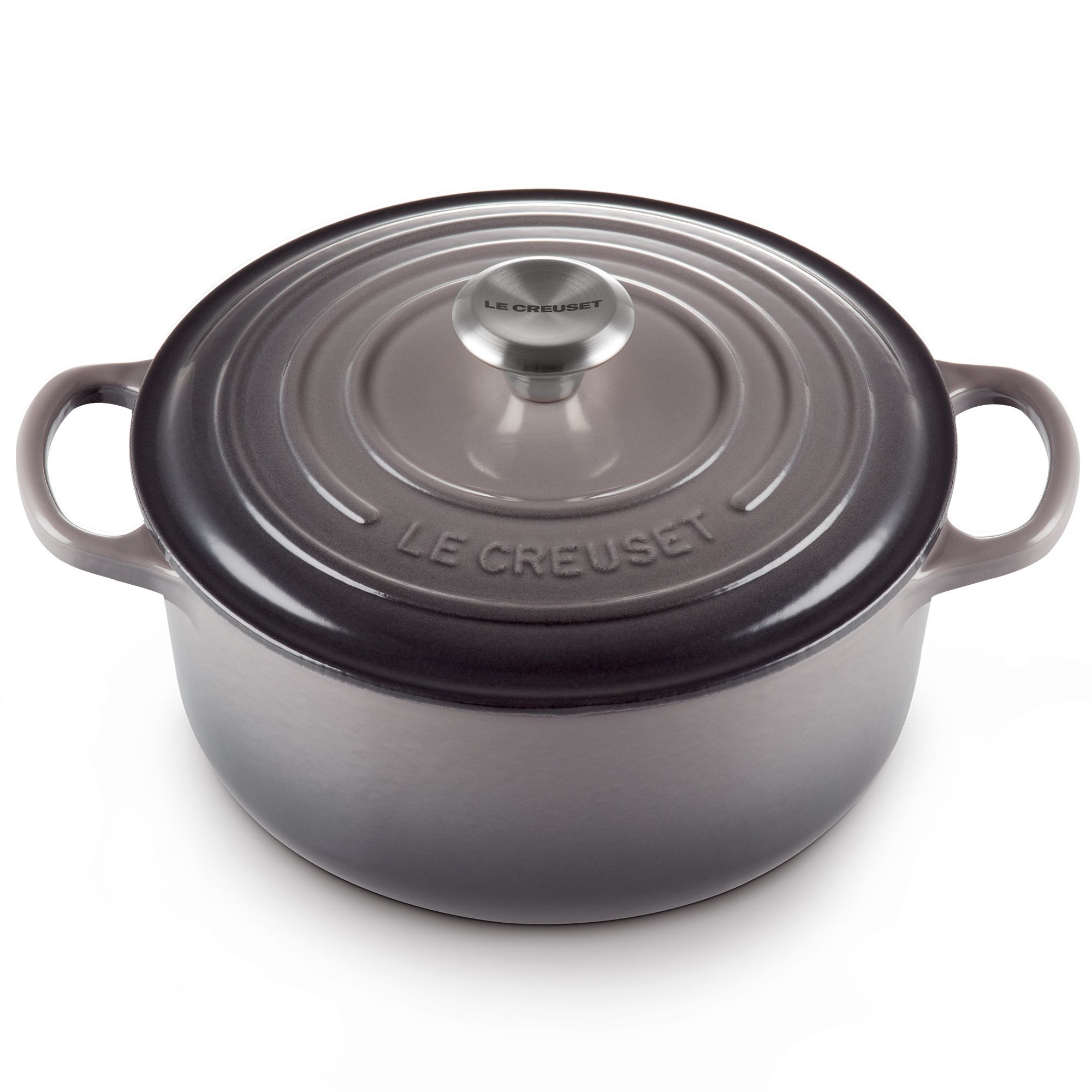 Le Creuset - Signature Bräter Rund - 34 cm - Flint