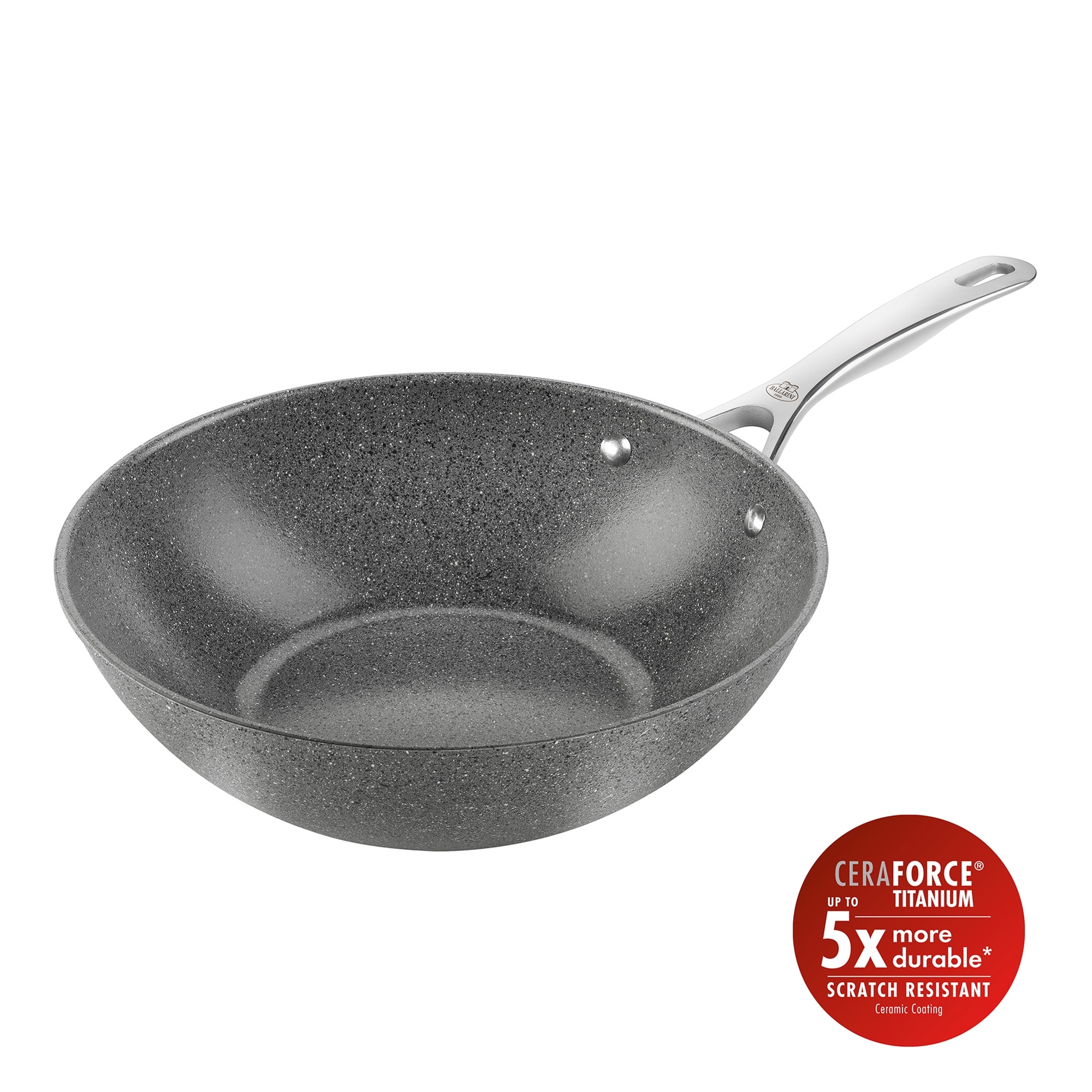BALLARINI - Wok | Salina | 30 cm | titanverstärkte keramische Antihaftbeschichtung