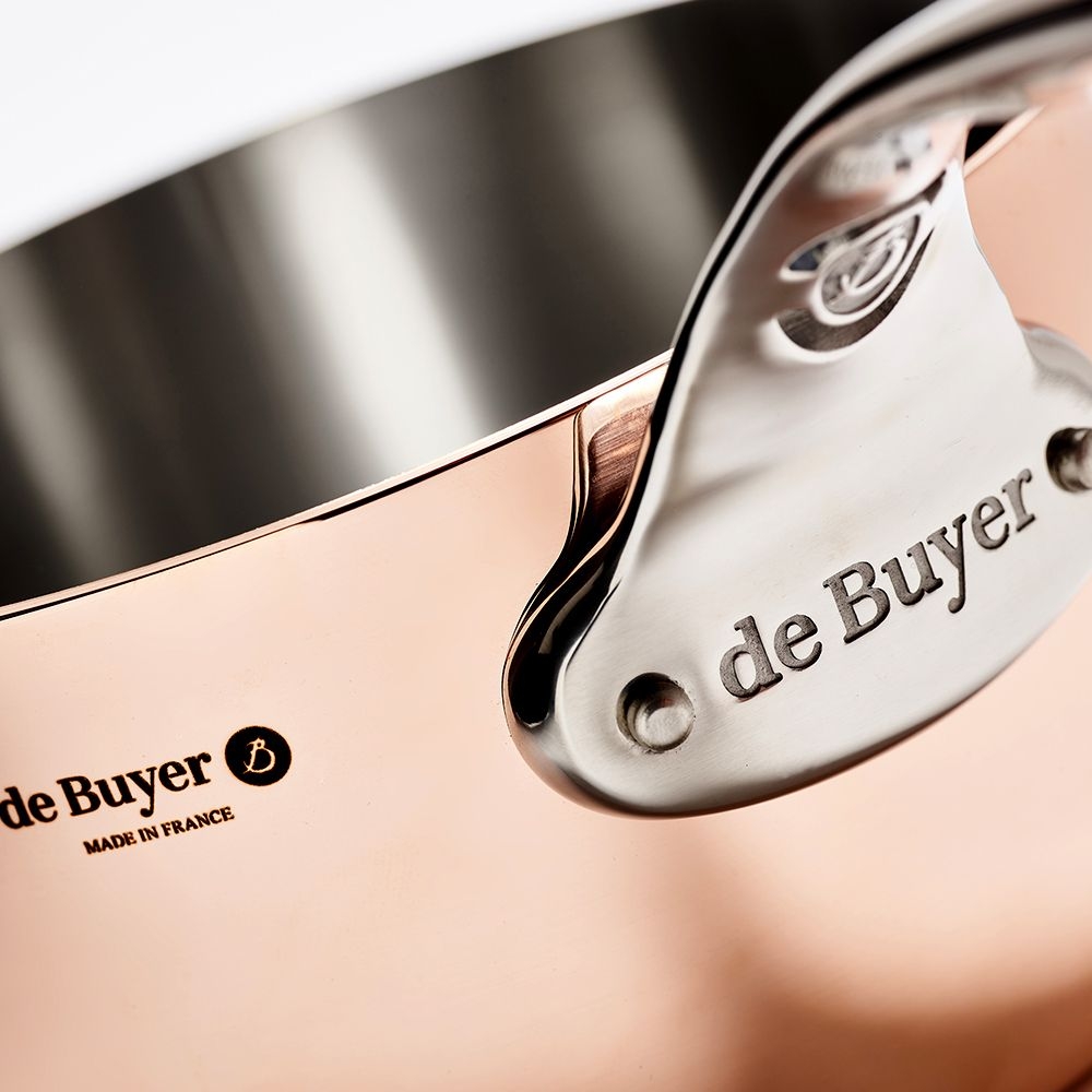 de Buyer - Kupfer Sauteuse gerade - Inocuivre