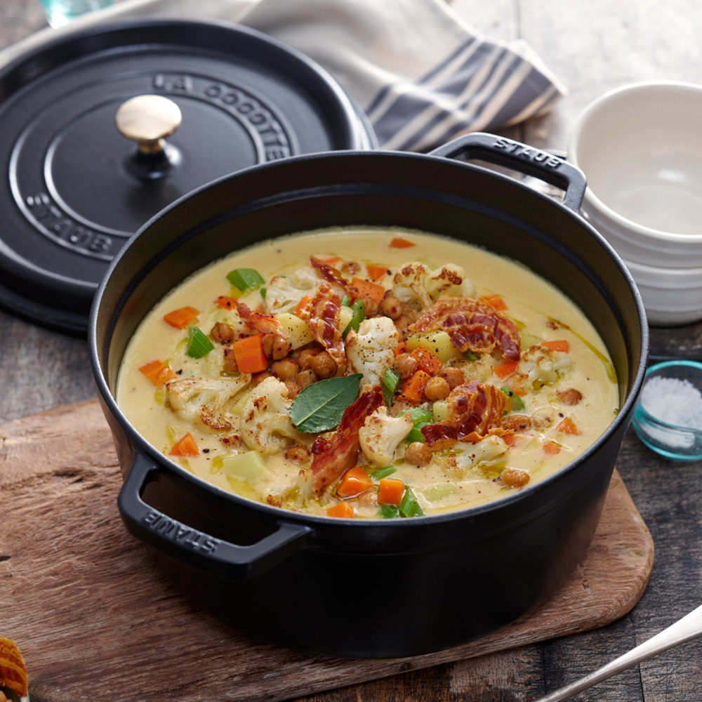 STAUB - Cocotte | round | 28 cm | Black