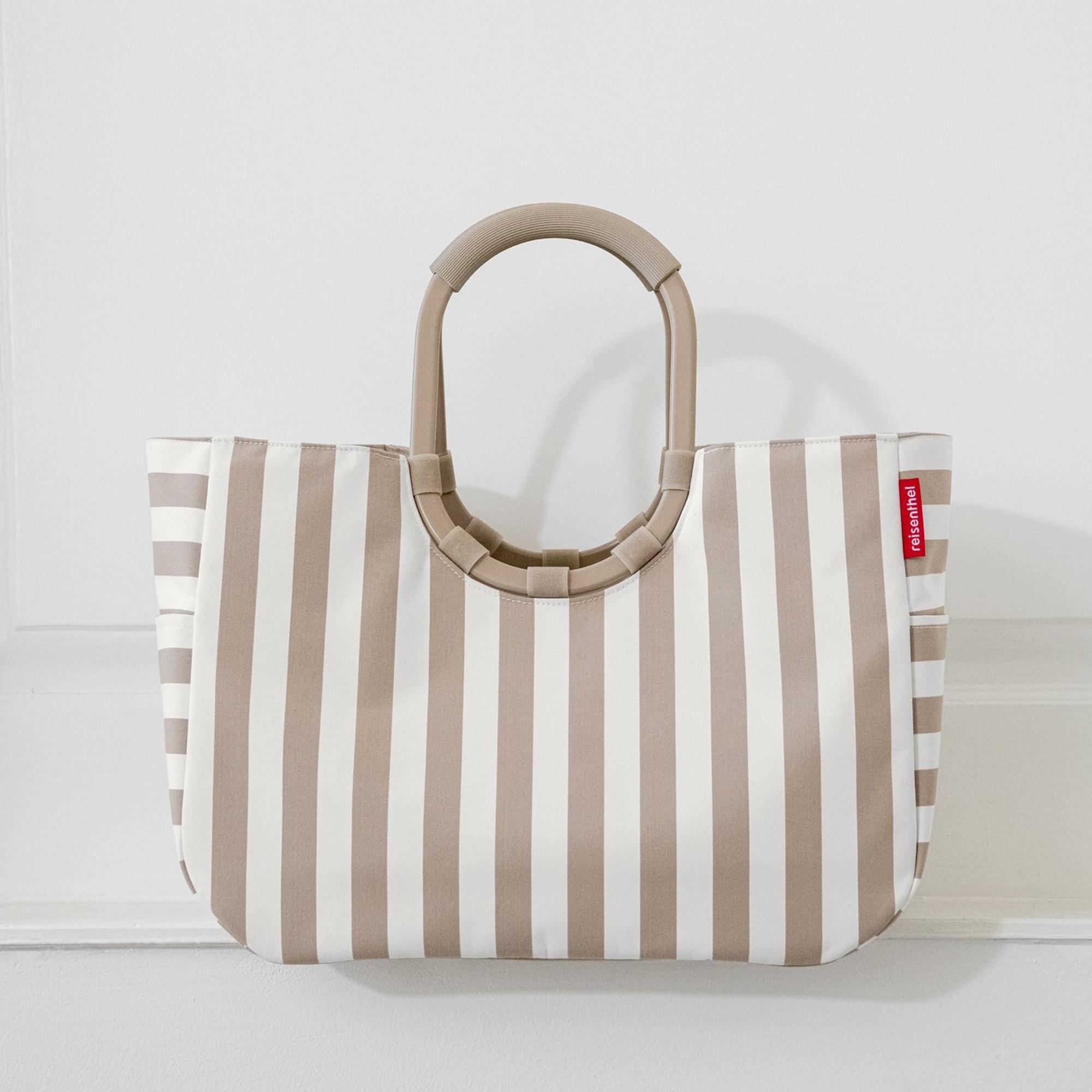reisenthel - loopshopper L - summerstripes coffee